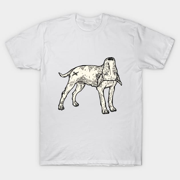 Dog T-Shirt by Weird Swirl